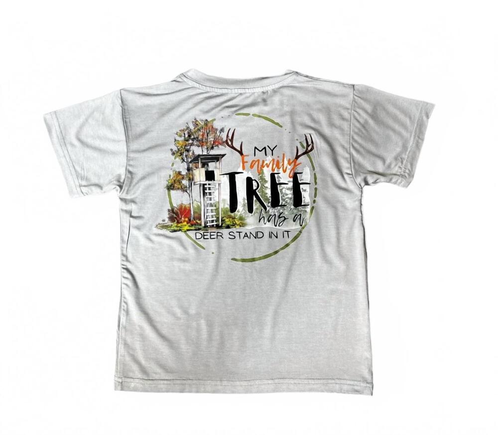 NEW BELLE CHER boy's graphic tee in grey